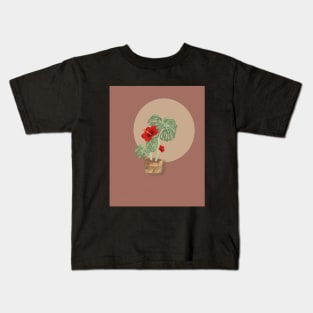 Swiss cheese plant; Monstera Kids T-Shirt